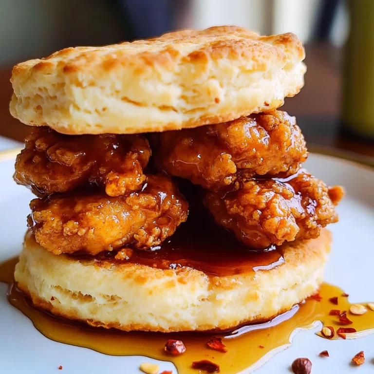 Hot Honey Chicken Biscuits