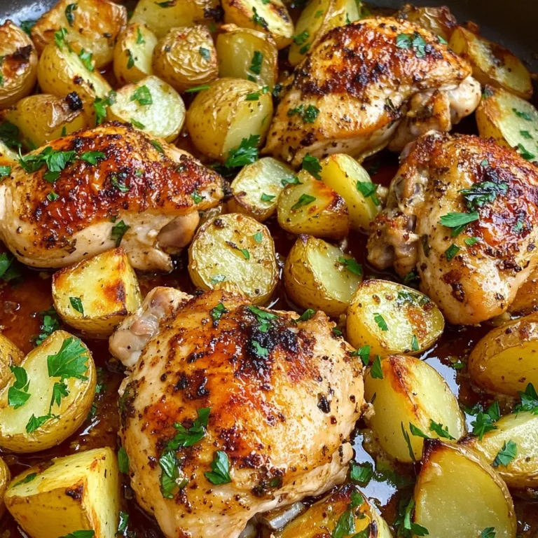 One Pan Chicken and Potatoes