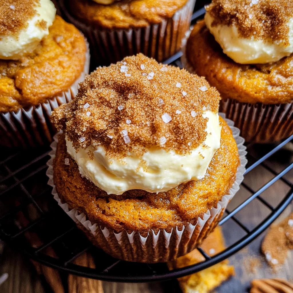 Pumpkin Cream Cheese Muffins