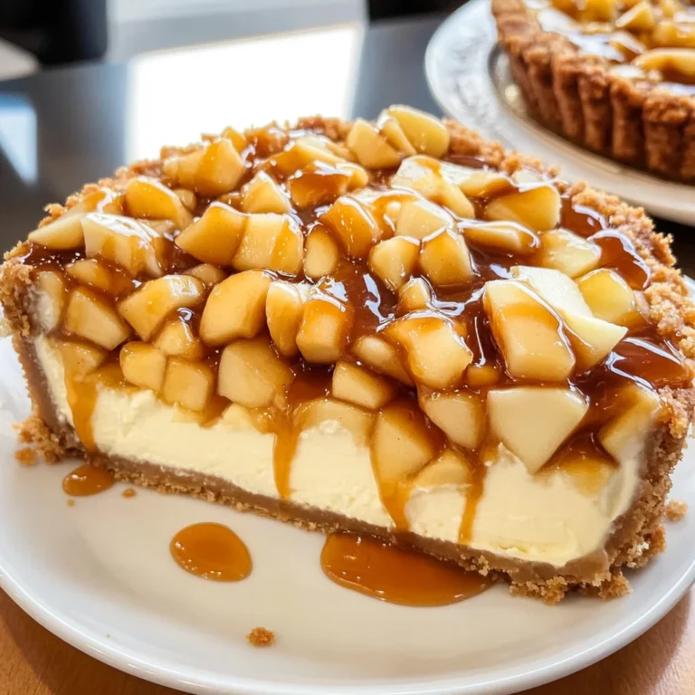 Salted Caramel Apple Pie Cheesecake