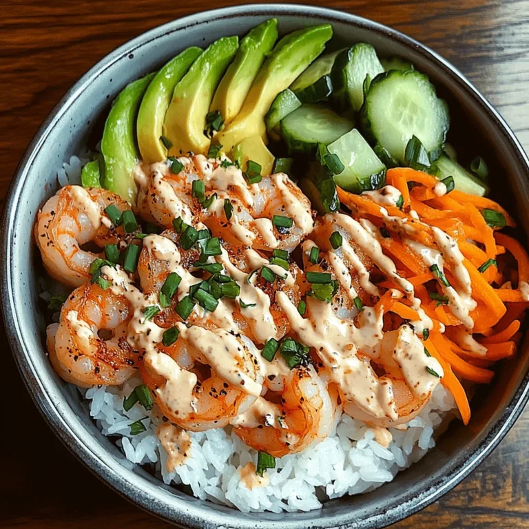 Shrimp Rice Bowls with Spicy Mayo
