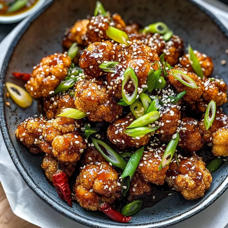 Sticky Sesame Cauliflower