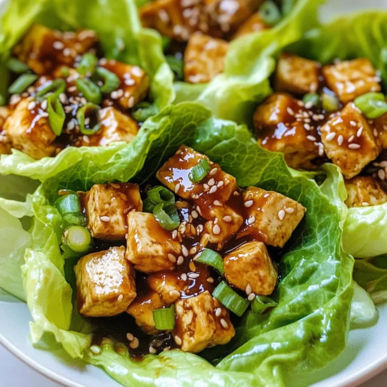 Tofu Lettuce Wraps