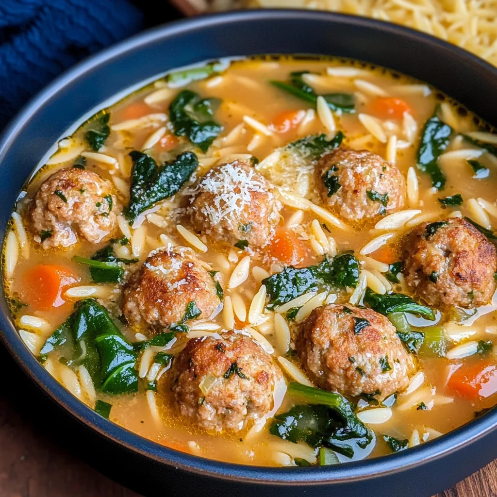 Turkey Meatball Soup