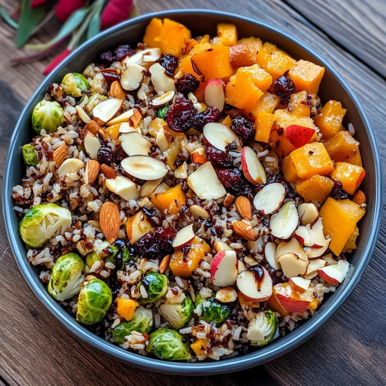 Wild Rice Harvest Bowls with Fig Balsamic Vinaigrette