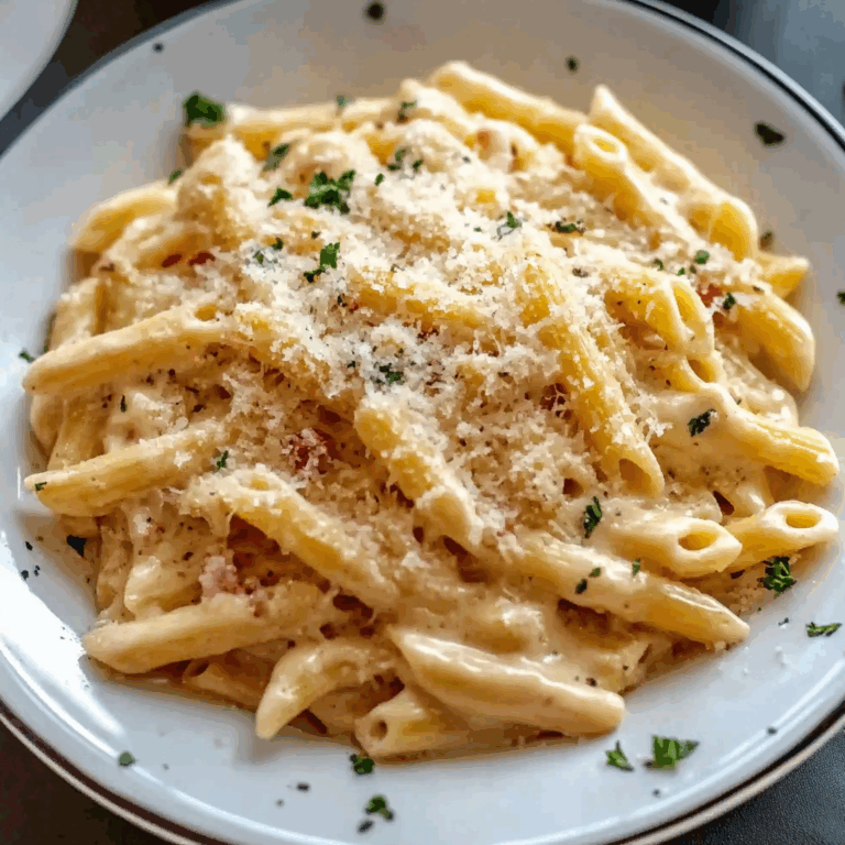 One Pot Creamy Garlic Pasta (Just 20 Minutes!)