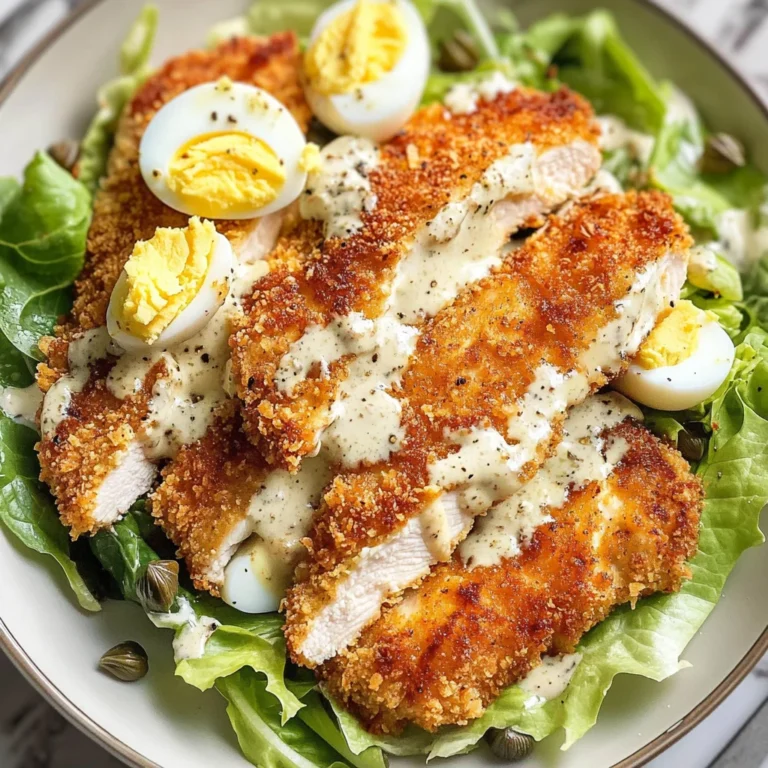 Caesar Salad Chicken Cutlets