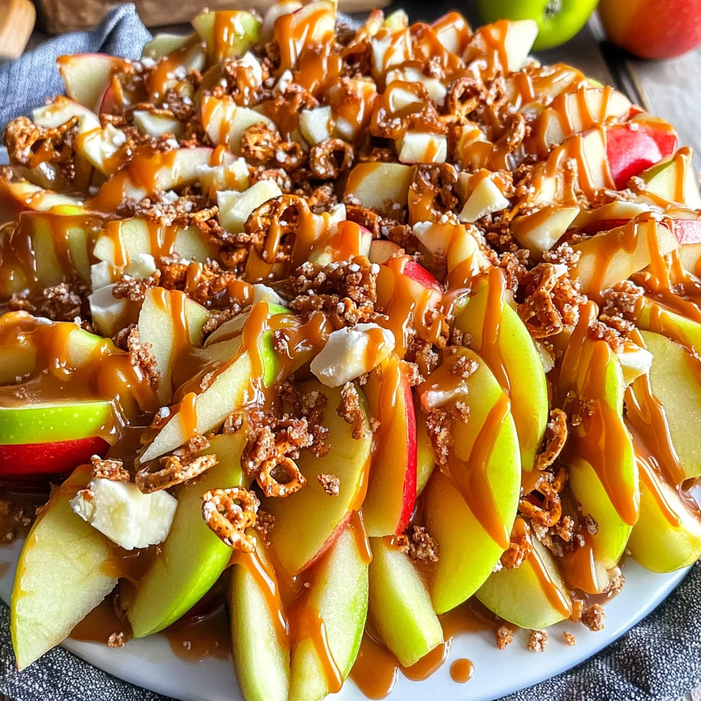 Caramel Apple Nachos