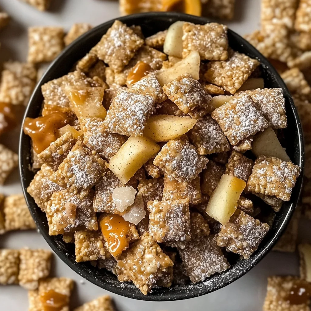 Caramel Apple Puppy Chow – Sweet, Crunchy & Irresistible
