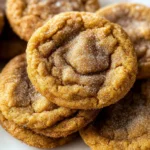 Chewy Pumpkin Snickerdoodle Cookies