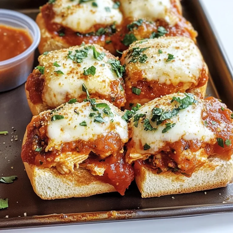 Chicken Parmesan Sliders