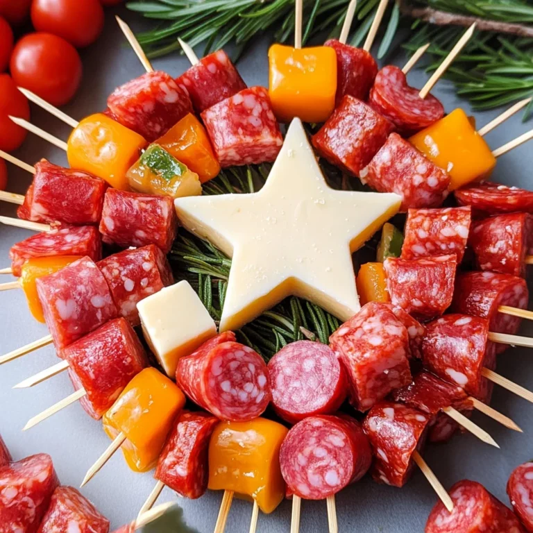 Christmas Charcuterie Skewers Recipe