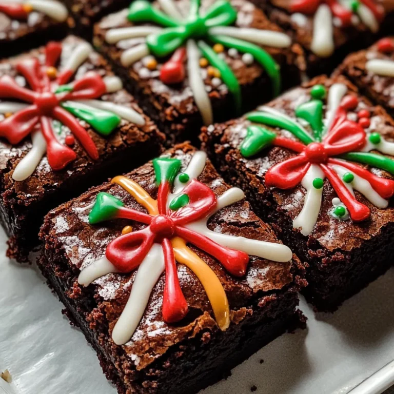 Christmas Present Brownies