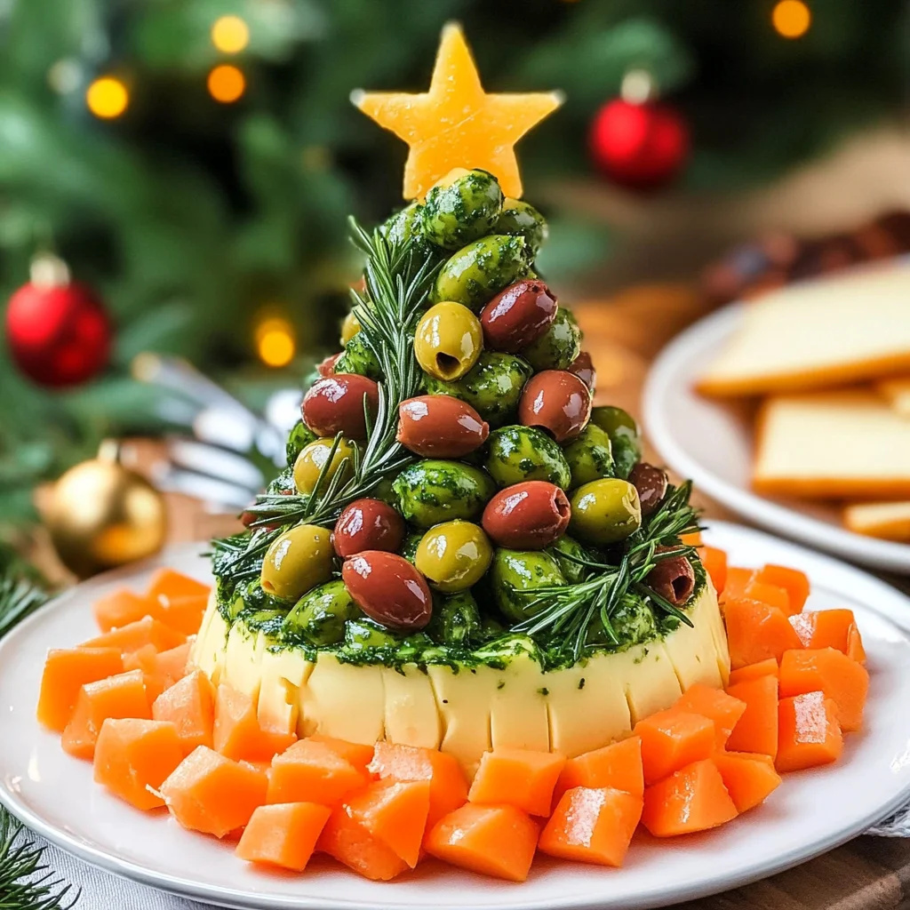 Christmas Tree Cheese Ball