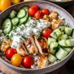 Creamy Chicken Bowls with Feta Sauce