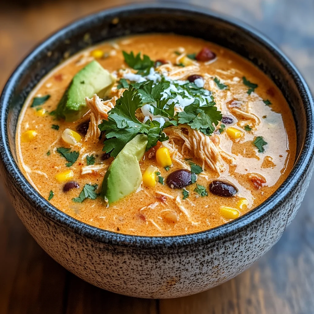Creamy Chicken Enchilada Soup