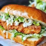 Crispy Chicken Caesar Sandwich
