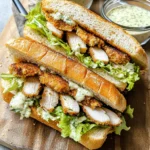Crunchy Chicken Caesar Sandwich