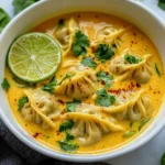Delicious Curry Dumpling Soup