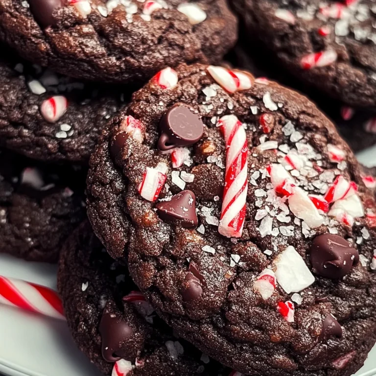 Double Chocolate Peppermint Cookies