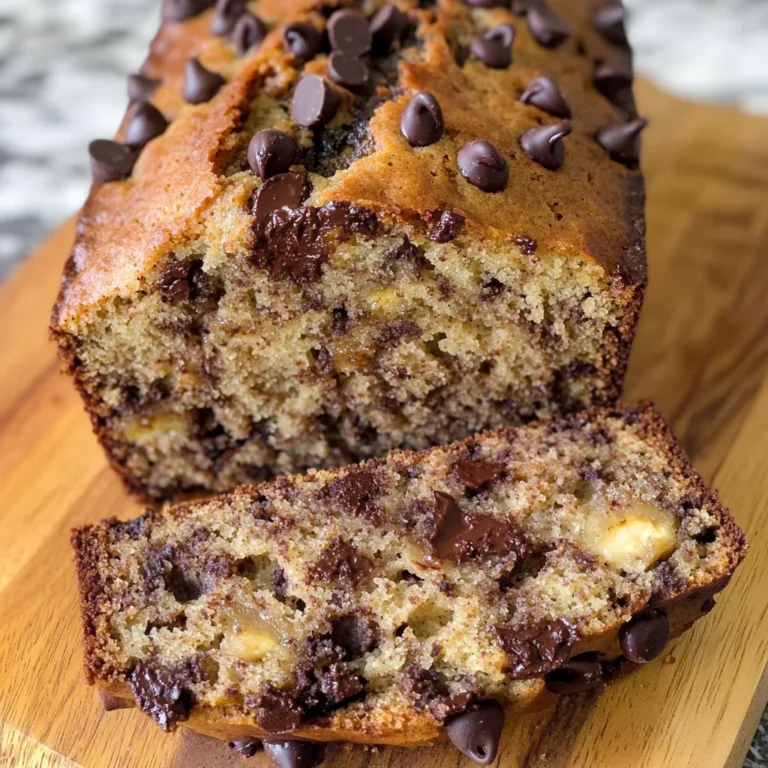 Easy Chocolate Chip Banana Bread