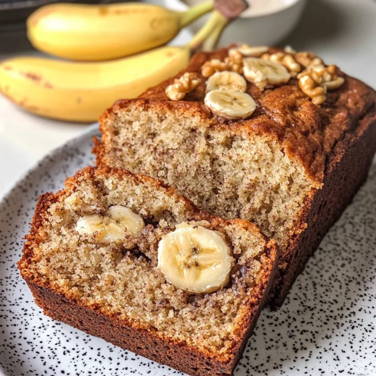 Easy Moist Banana Bread Recipe