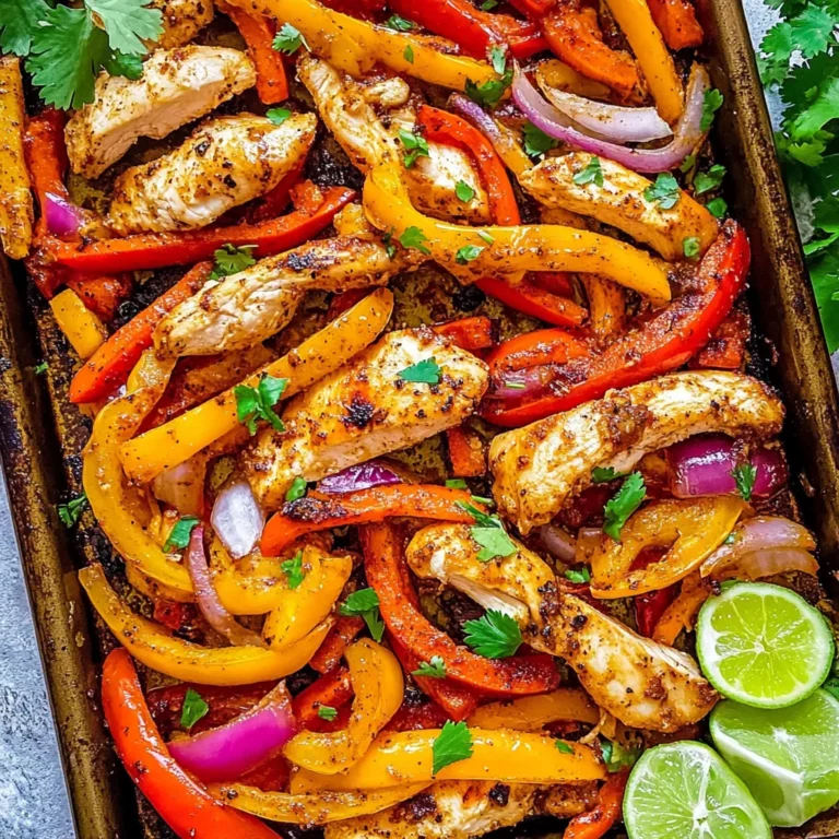 Easy Sheet Pan Chicken Fajitas (Ready in 30 Minutes!)