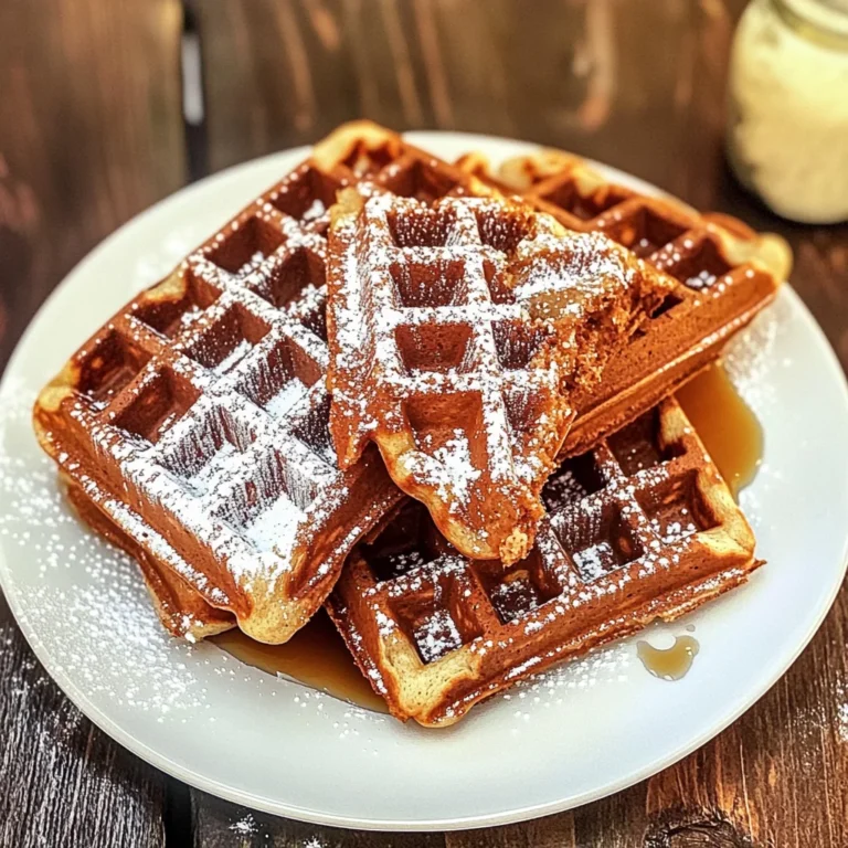 Gingerbread Waffles