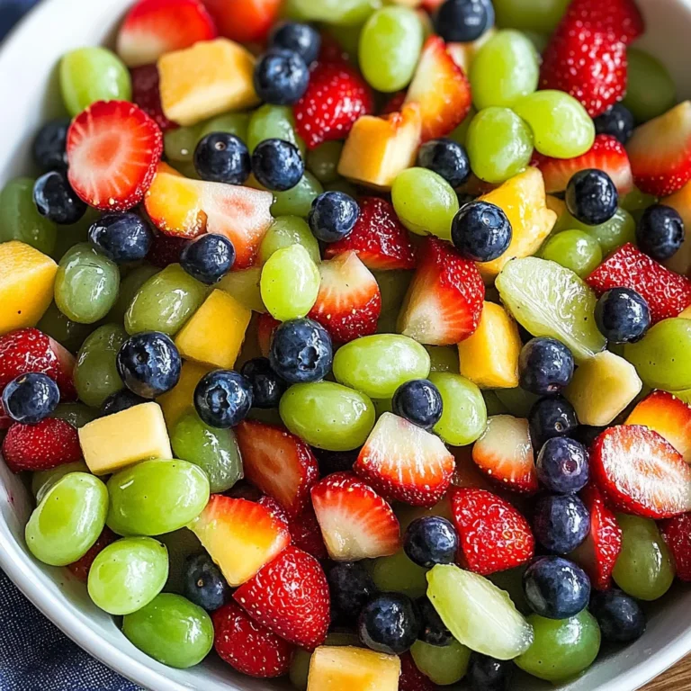 Honey Lime Fruit Salad