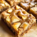 Maple Glazed Apple Blondies