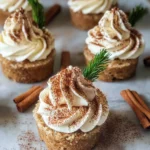 No-Bake Gingerbread Cheesecake Cups