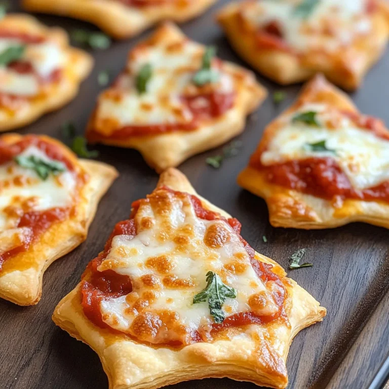 Puff Pastry Christmas Tree Pizza Bites