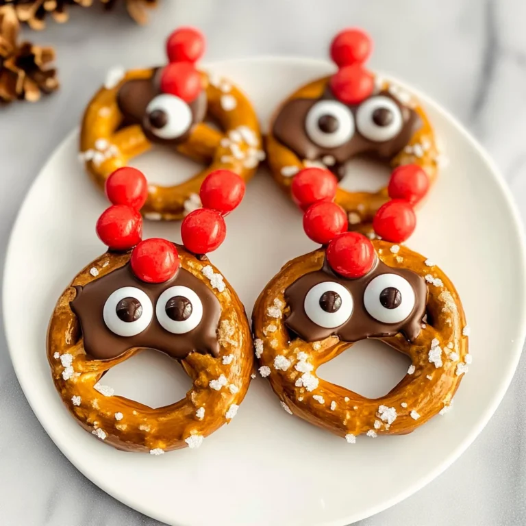 Reindeer Pretzels