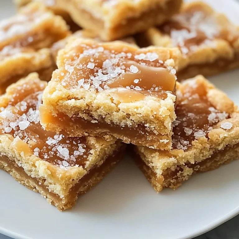 Salted Caramel Butter Bars