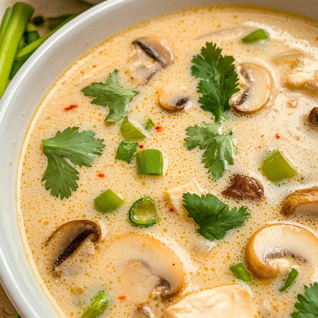 Slow Cooker Tom Kha Soup Recipe