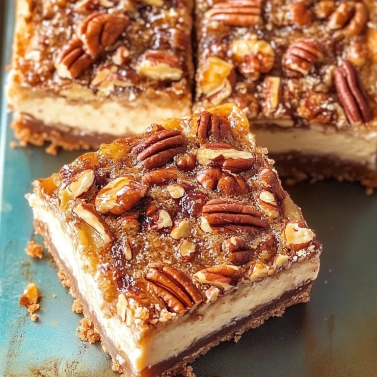 The best pecan cheesecake bars