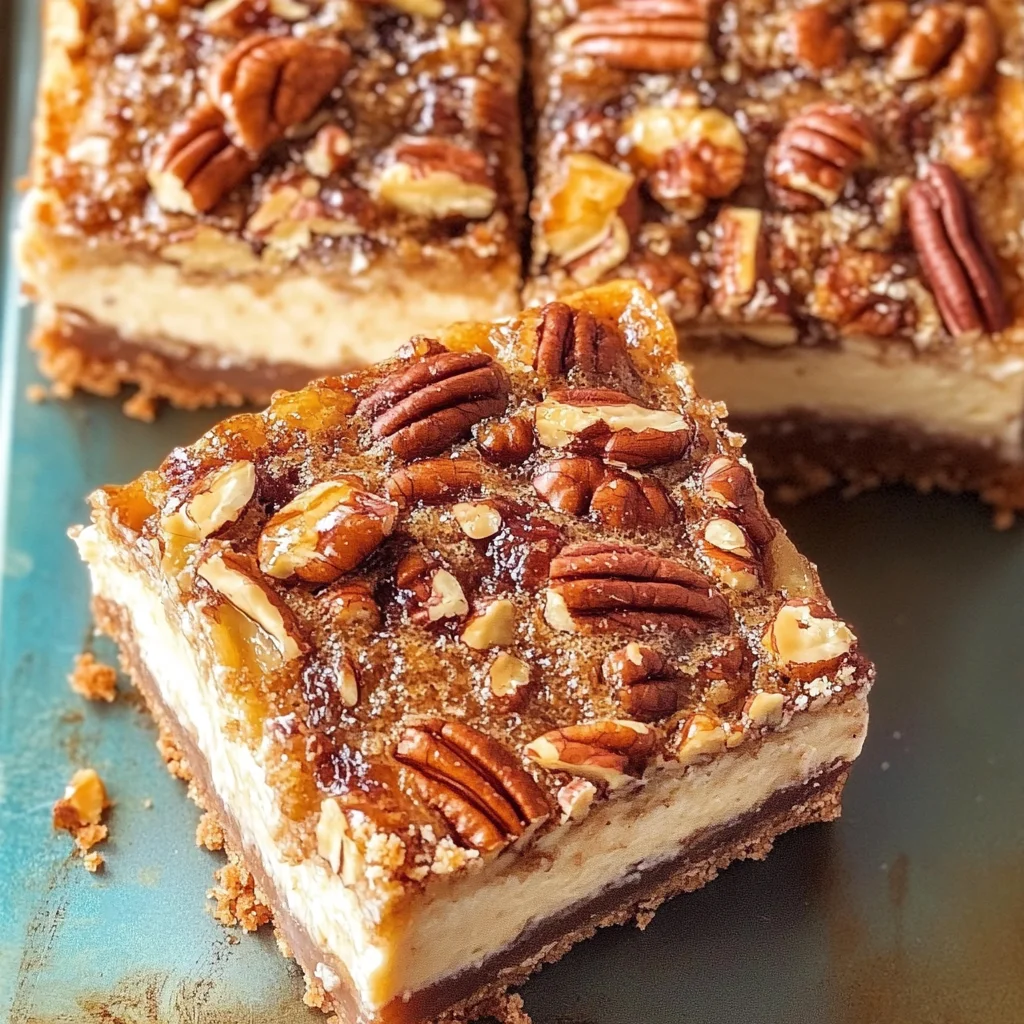 The best pecan cheesecake bars
