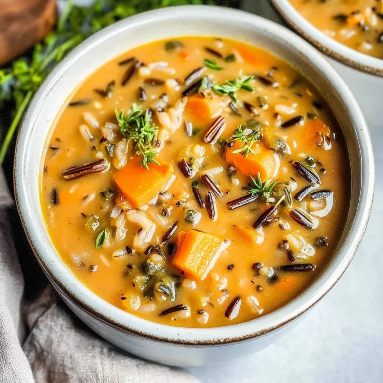 Vegan Pumpkin Wild Rice Soup