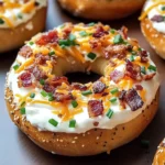 Zesty Bacon Cream Cheese Bagels