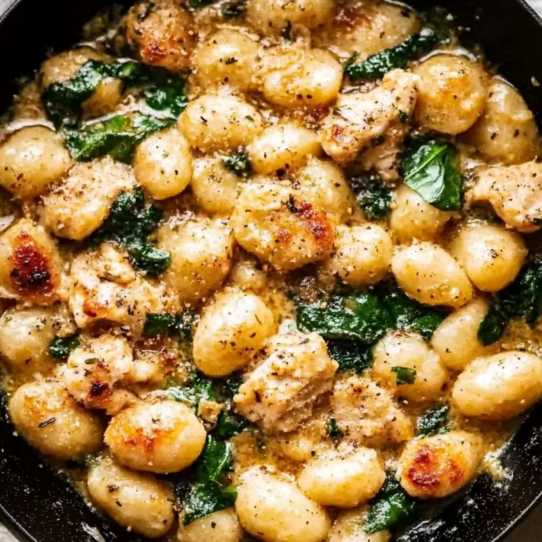 30-Minute Garlic Chicken Gnocchi Skillet (+Video)