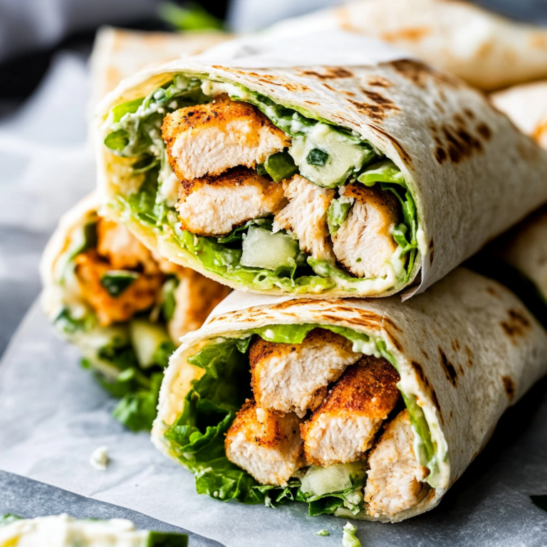 Chicken Caesar Wraps
