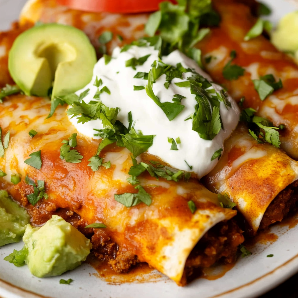 Ground Beef Enchiladas