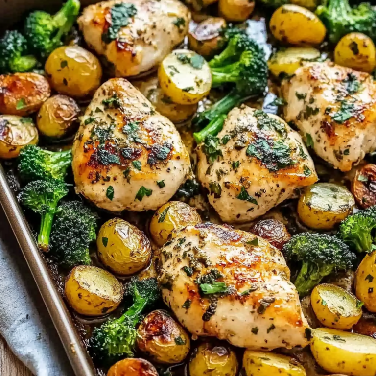 Sheet Pan Garlic Butter Chicken and Veggies