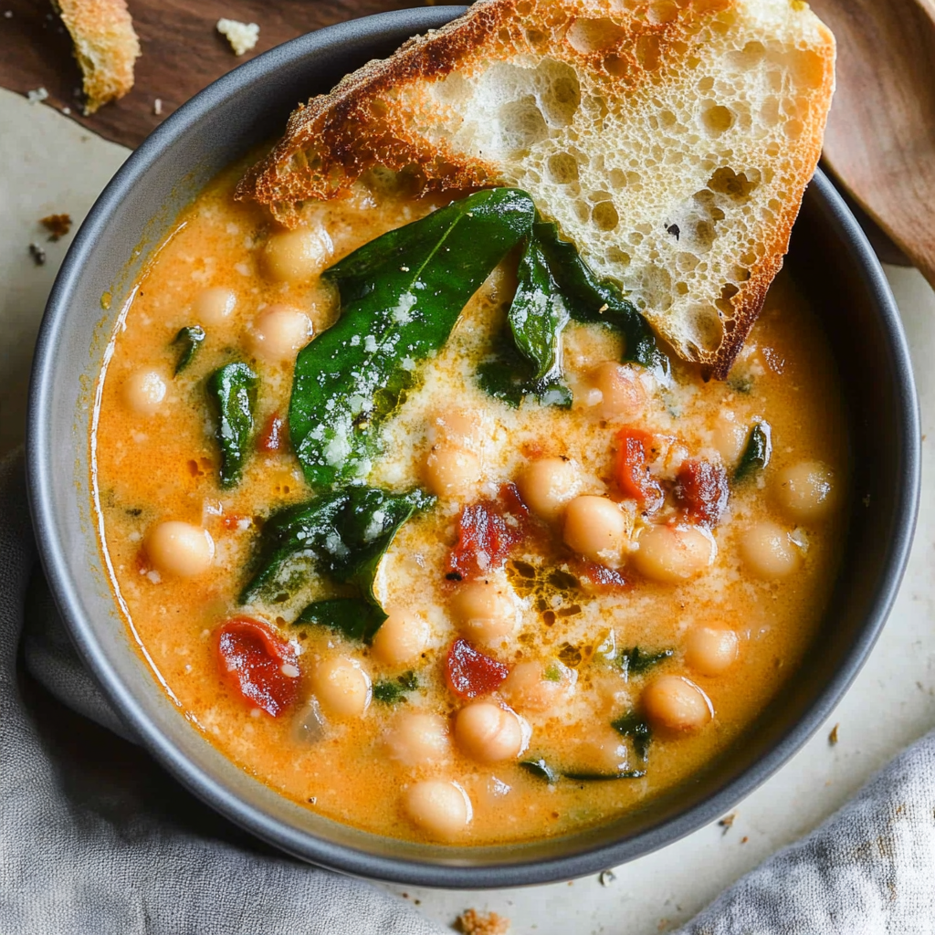 Tuscan Garbanzo Bean Soup