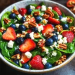 15-Minute Strawberry Spinach Salad