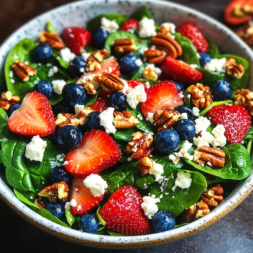 15-Minute Strawberry Spinach Salad