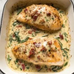 Baked Tuscan Chicken Breast