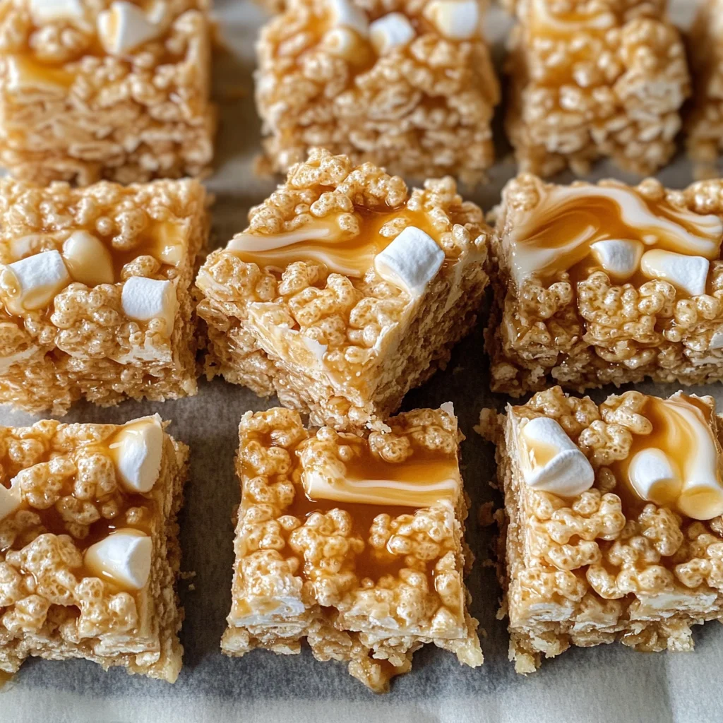 Brown Butter Dulce de Leche Rice Krispie Treats
