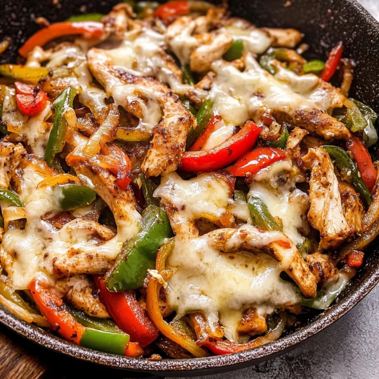 Chicken Cheesesteak Skillet