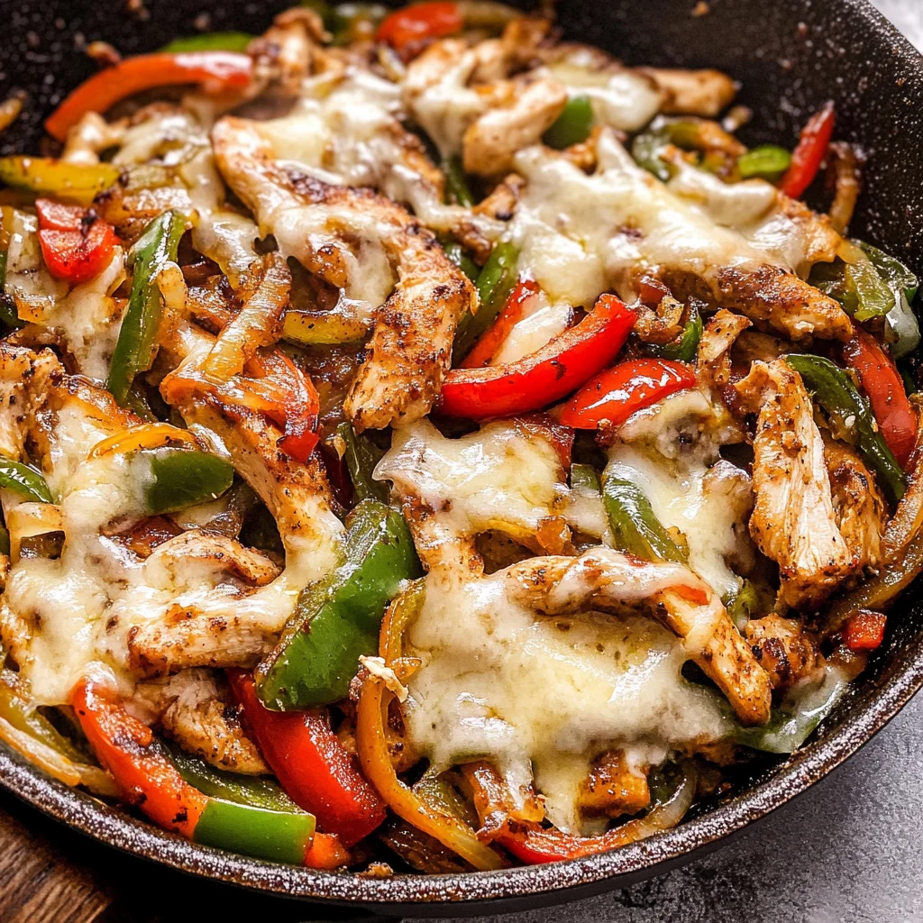 Chicken Cheesesteak Skillet